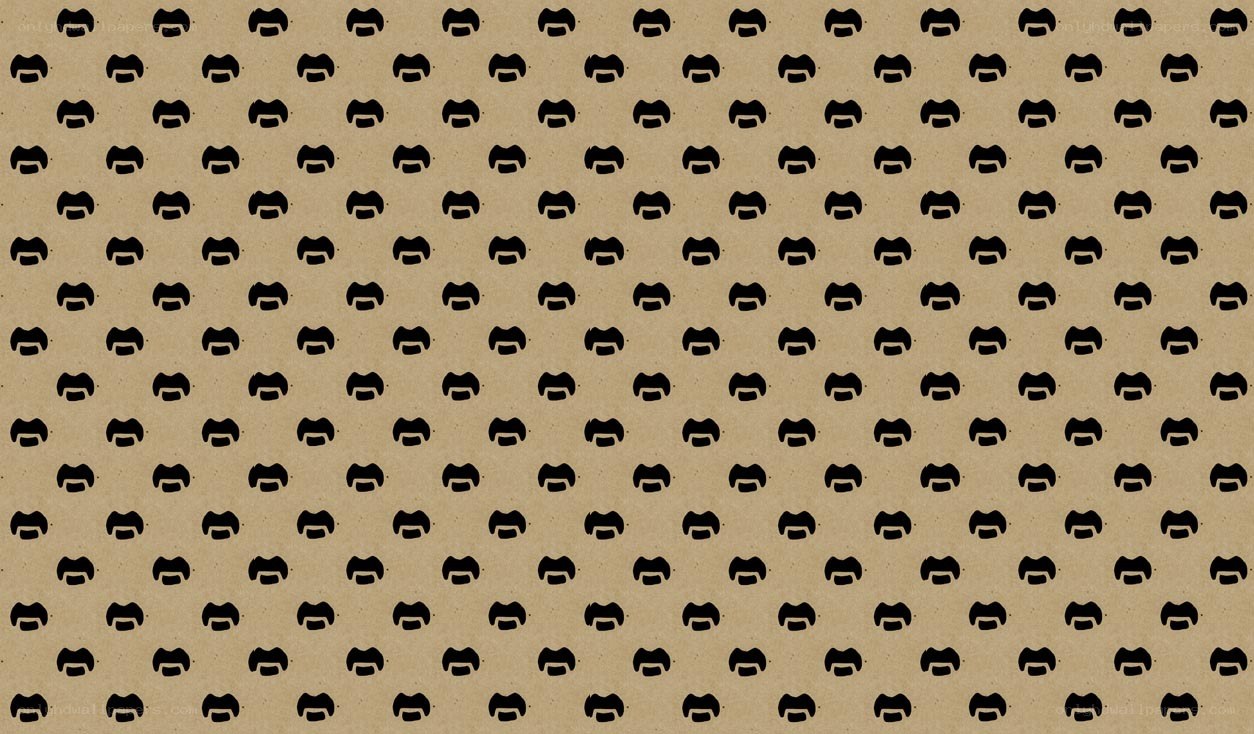 repeating mustache pattern