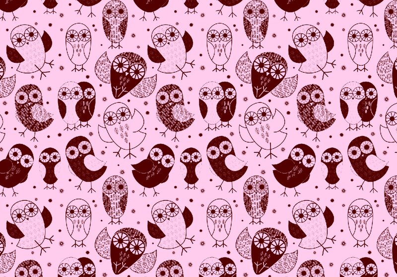 Repeating Owl Pattern