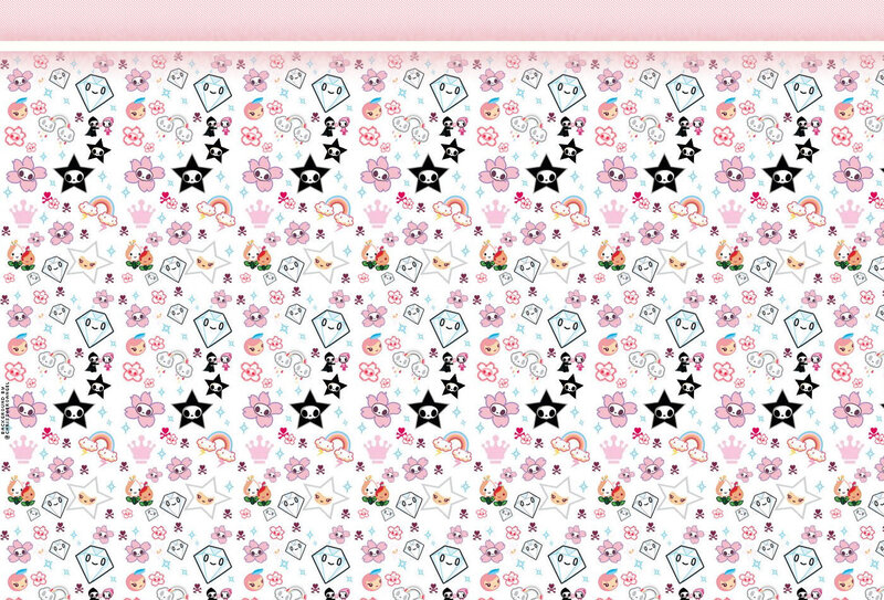 Repeating Pattern of Cartoon Icons