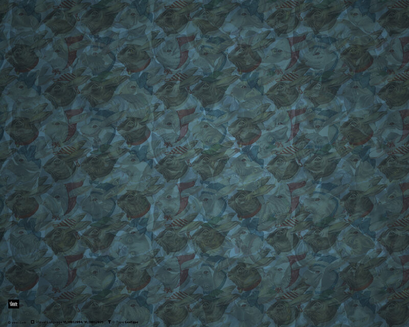 Repeating Rabbit Heads