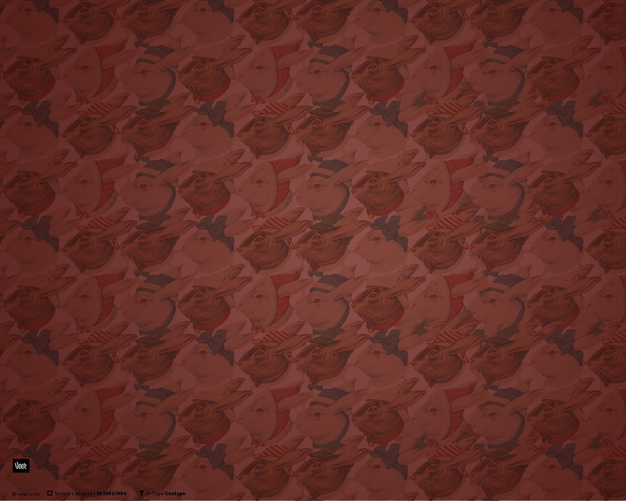 repeating rabbit pattern