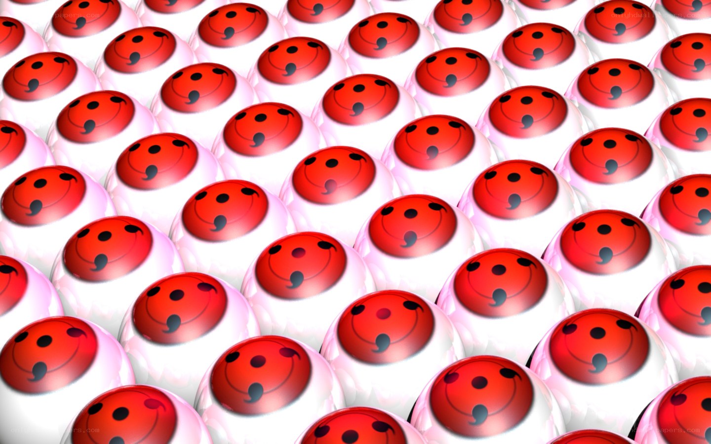 Repeating red eyes pattern