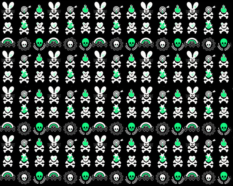 Repeating Skull Symbols