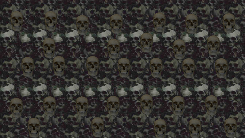Repeating Skulls Pattern