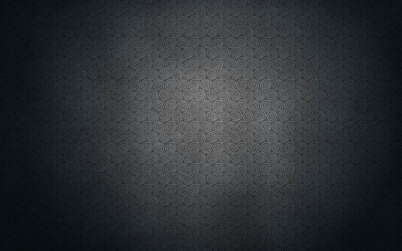 Repeating Spiral Pattern — Black