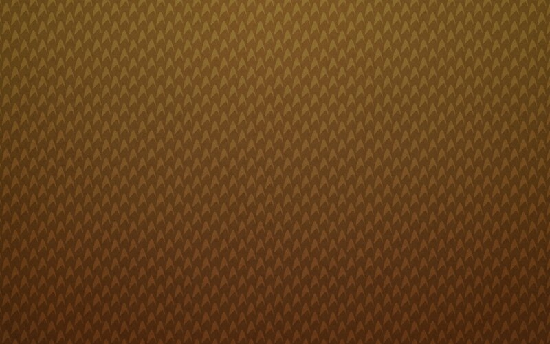 Repeating Starfleet Insignia — Brown