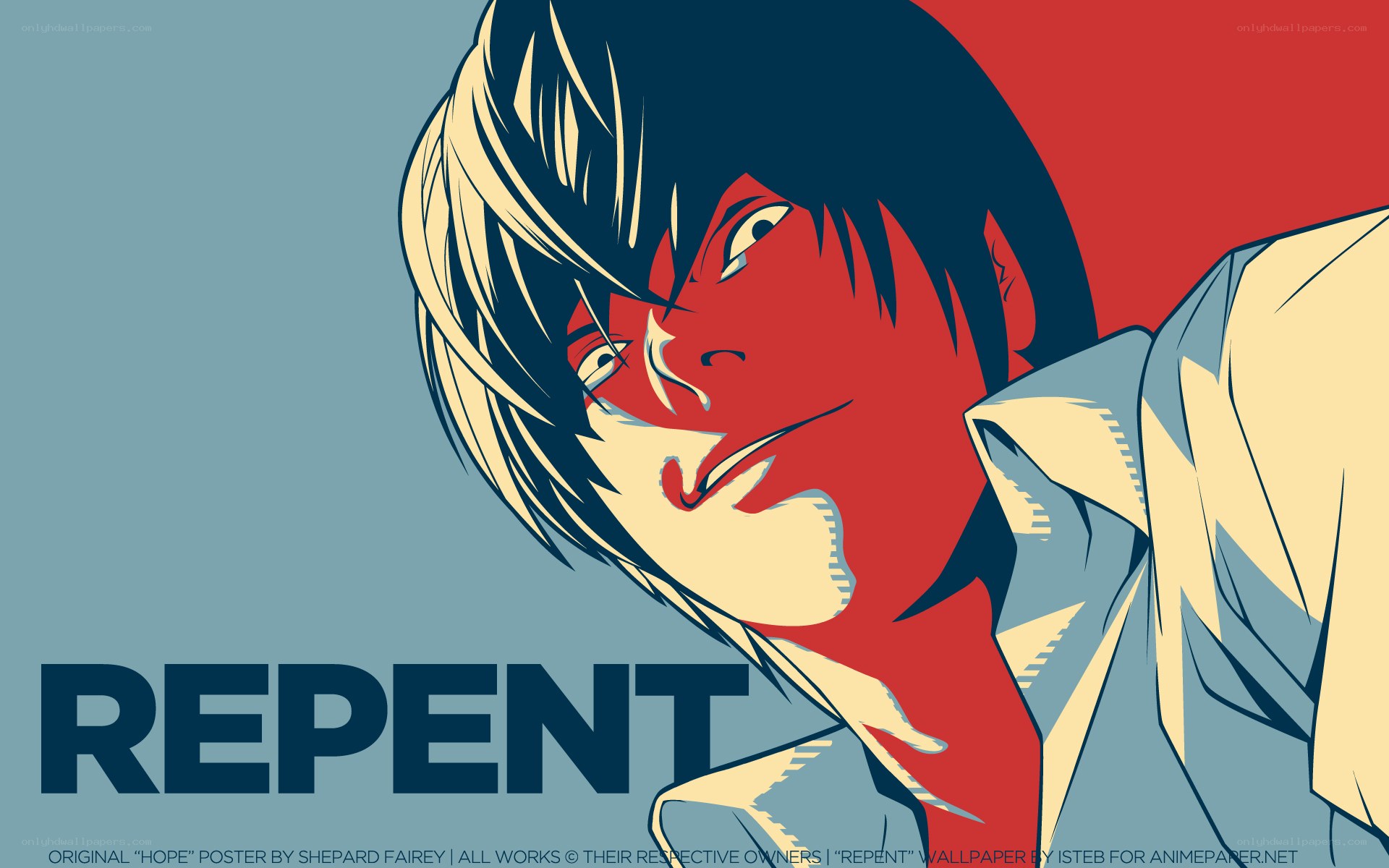 Repent anime character poster