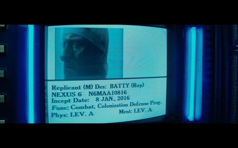 Replicant Identification Screen