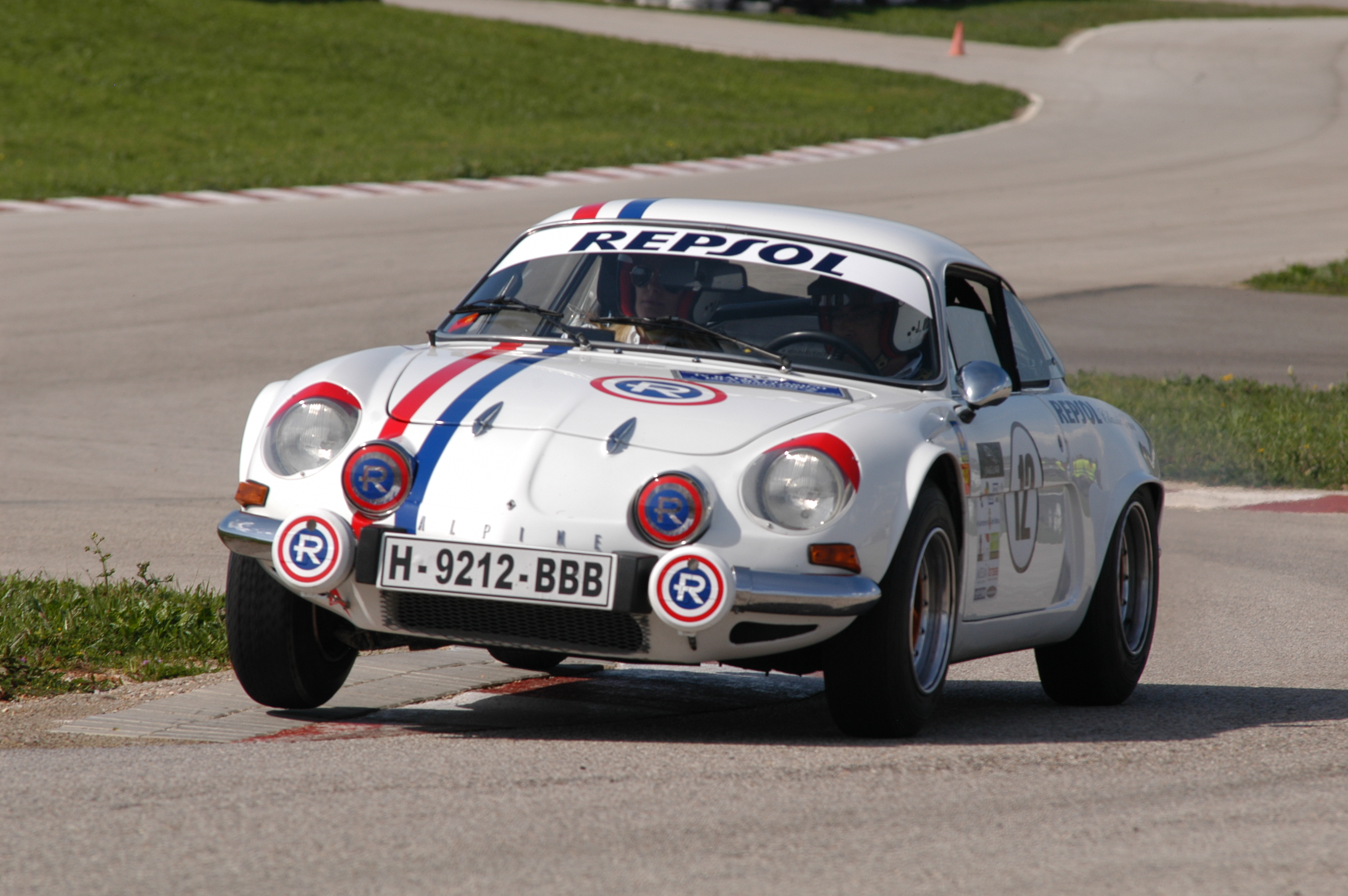 Repsol Alpine racing car