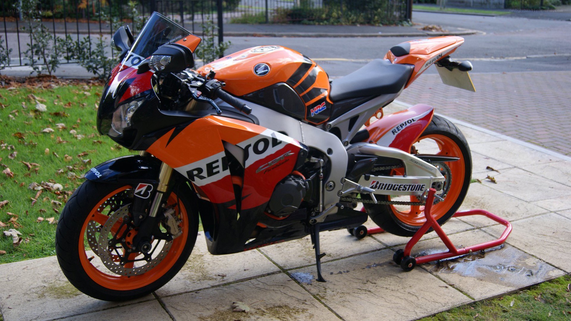 Repsol Honda CBR motorcycle