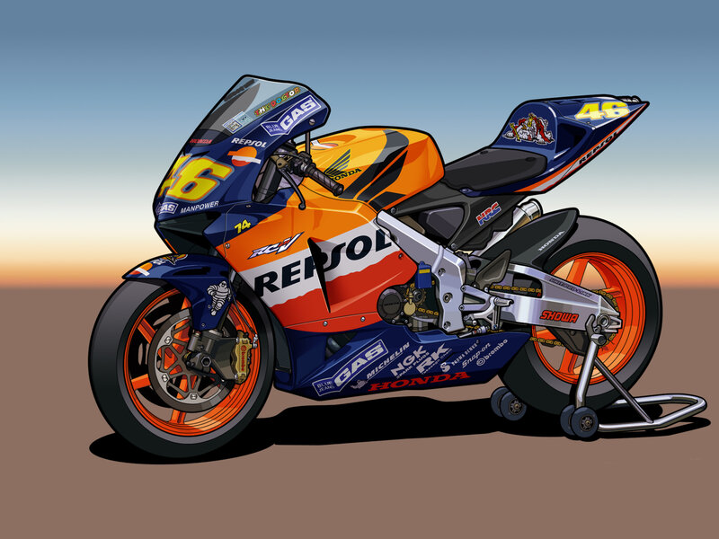 Repsol Honda MotoGP bike