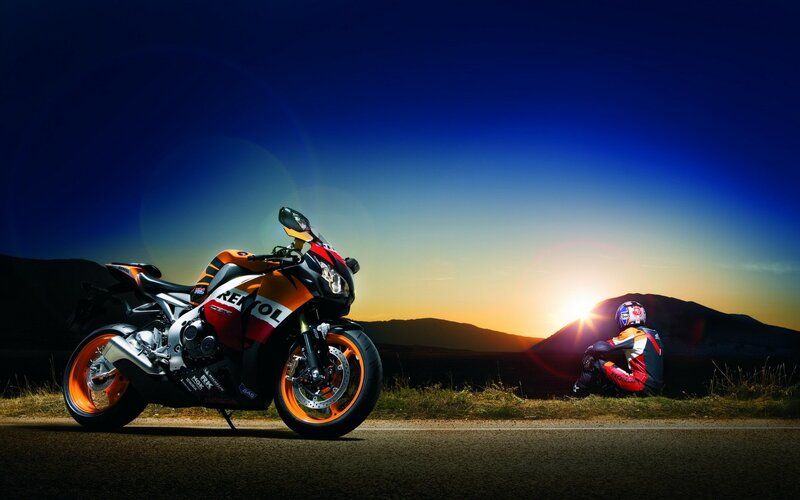 Repsol Honda Motorcycle — Blue