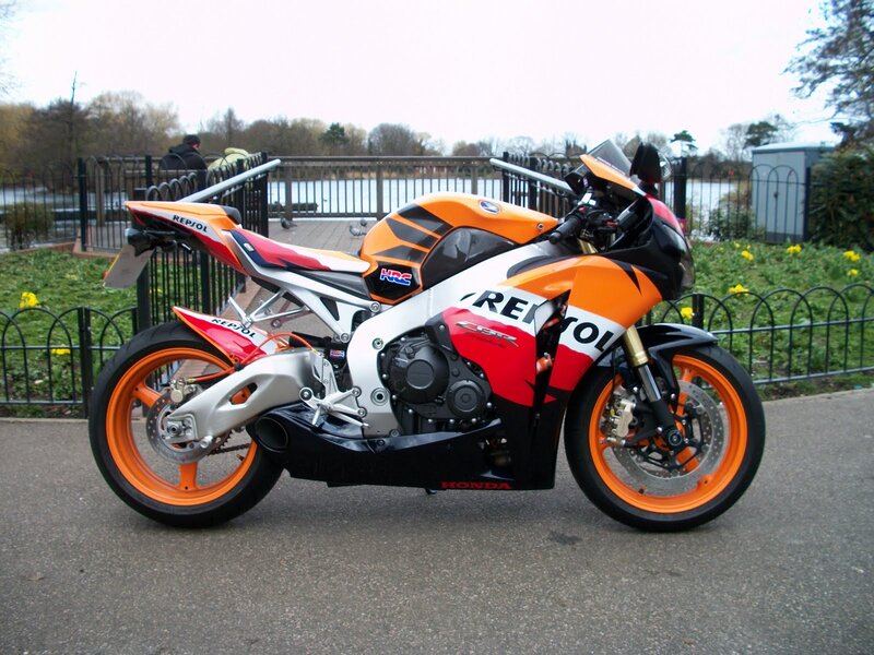 Repsol Honda Motorcycle — Orange
