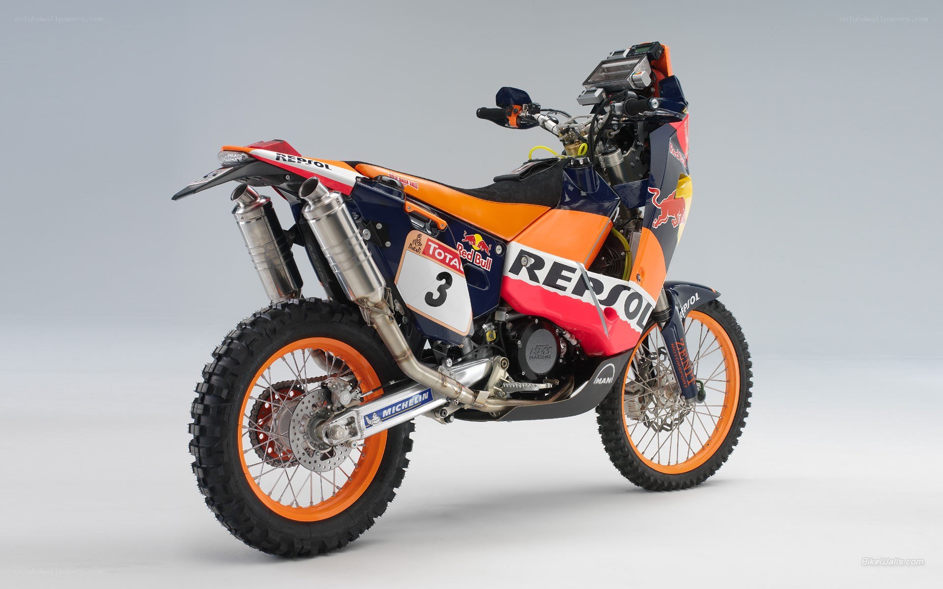 Repsol KTM rally motorcycle
