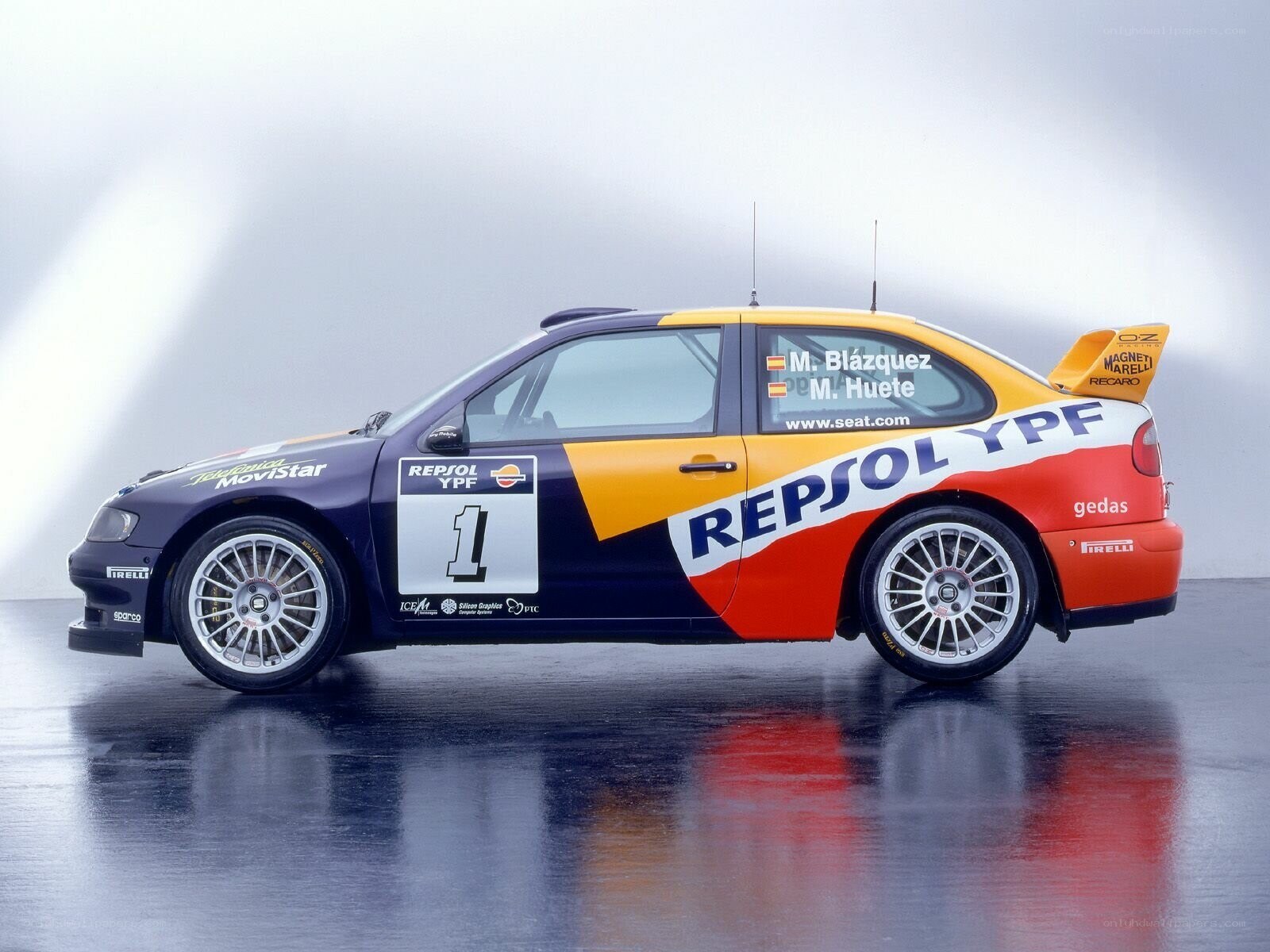 Repsol rally car