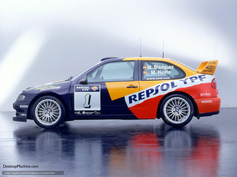Repsol rally car