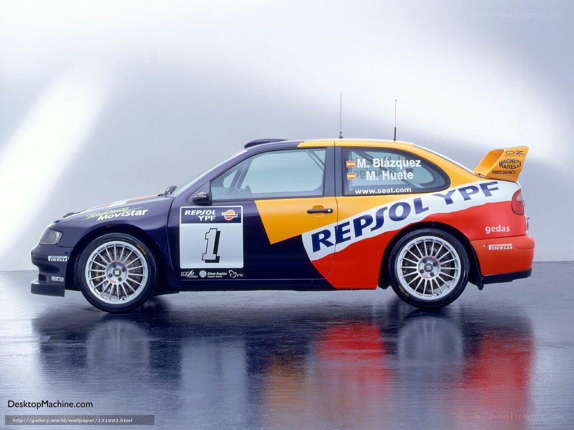 Repsol rally car