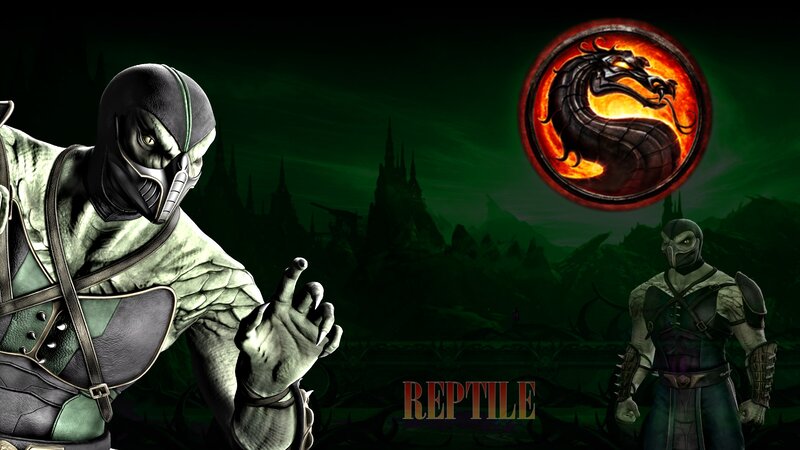 Reptile Character in Green