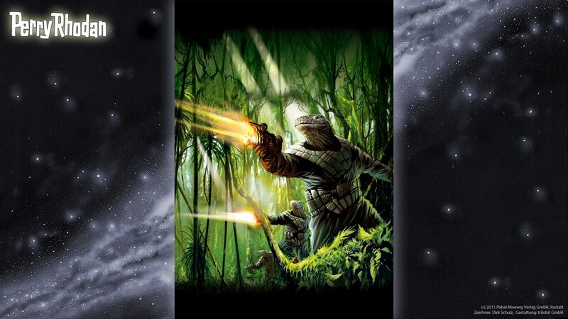 Reptilian Soldiers in Jungle