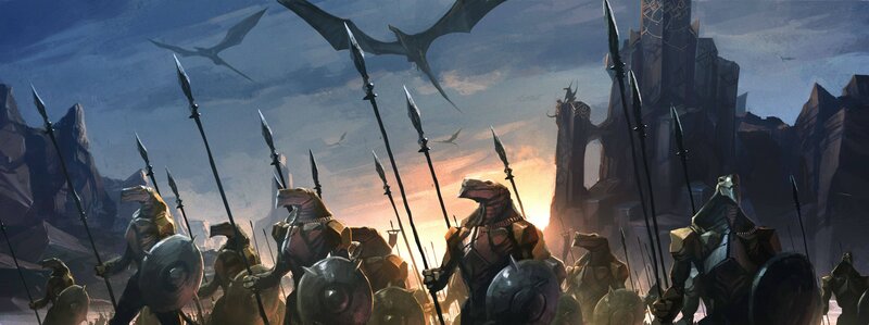 Reptilian Soldiers