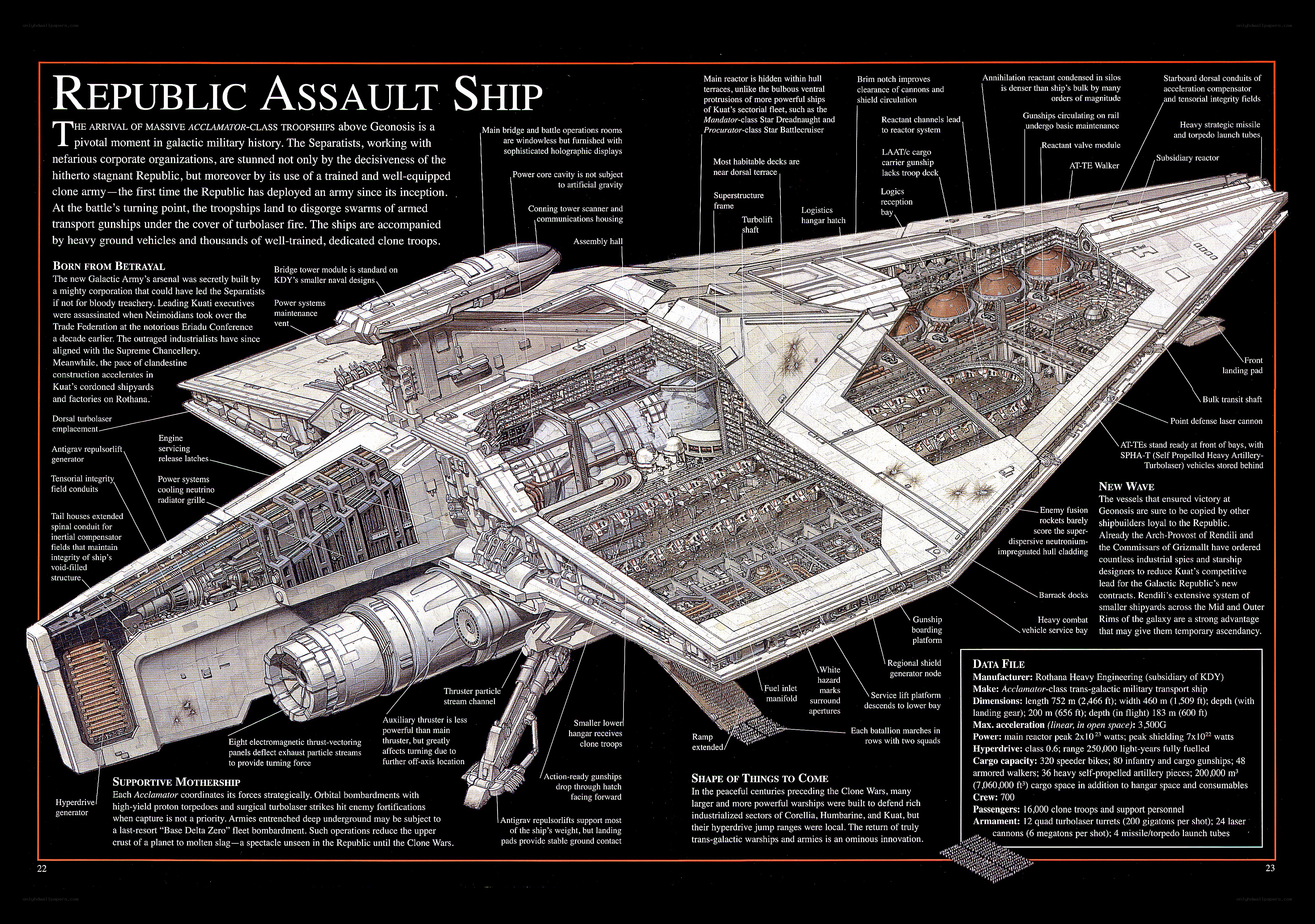 Republic Assault Ship Diagram