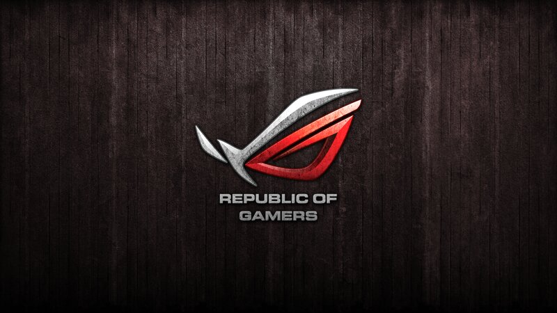 Republic of Gamers Logo — Black, Dark