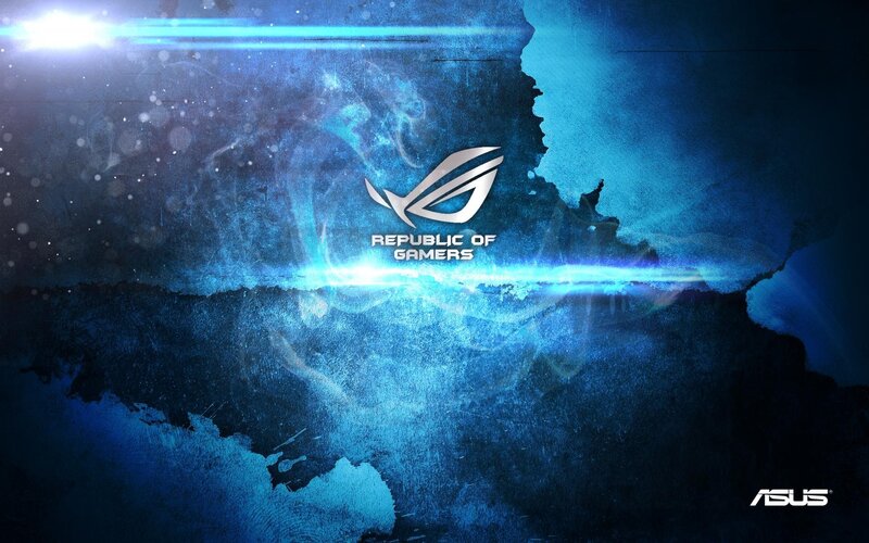 Republic of Gamers Logo — Blue