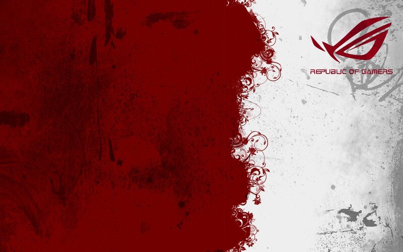 Republic of Gamers Logo — Red, Aggressive