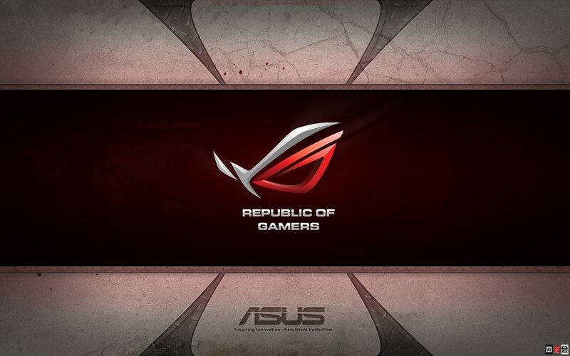 Republic of Gamers Logo — Red, Dramatic
