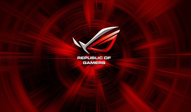 Republic of Gamers Logo — Red, Dynamic