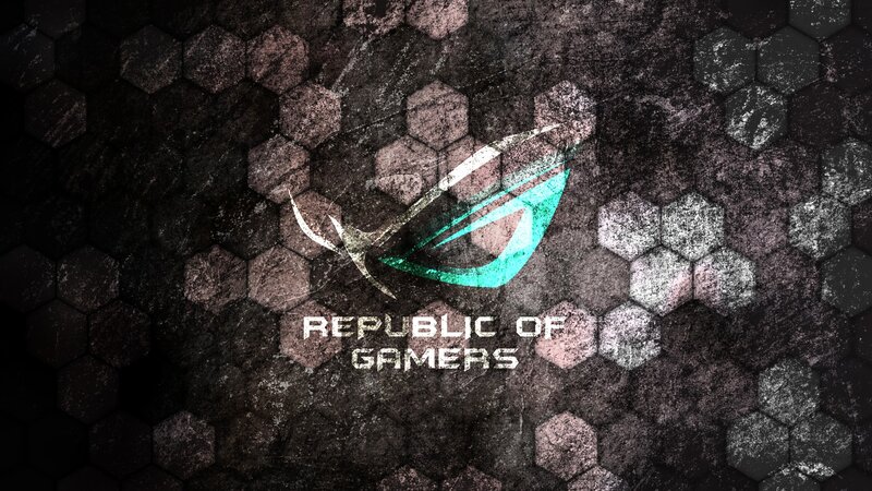 Republic of Gamers logo wallpaper