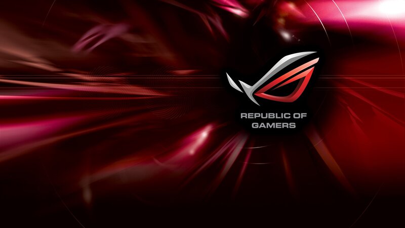 Republic of Gamers logo wallpaper