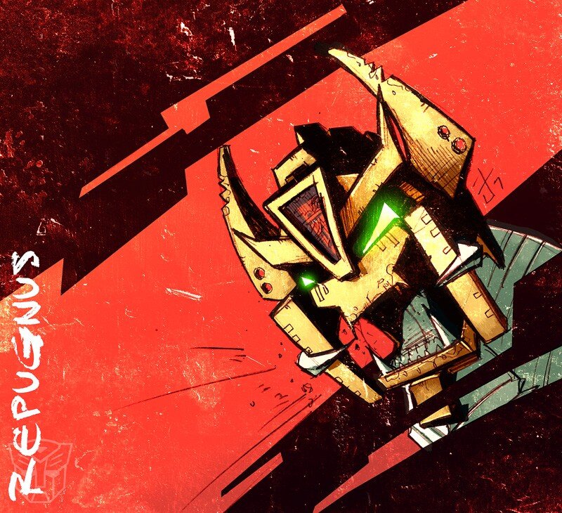 Repugnus robot character art