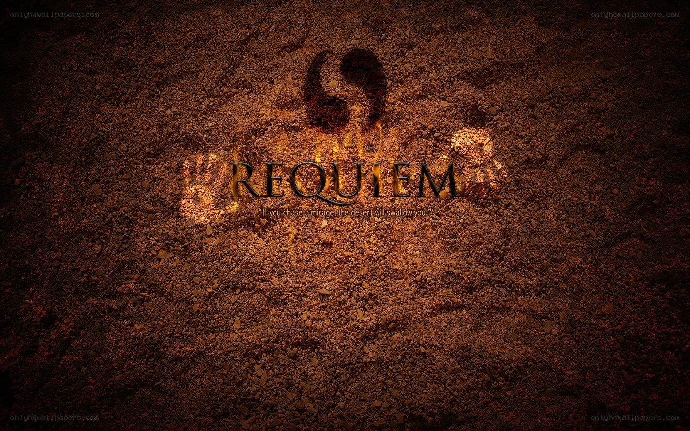 Requiem desert title screen