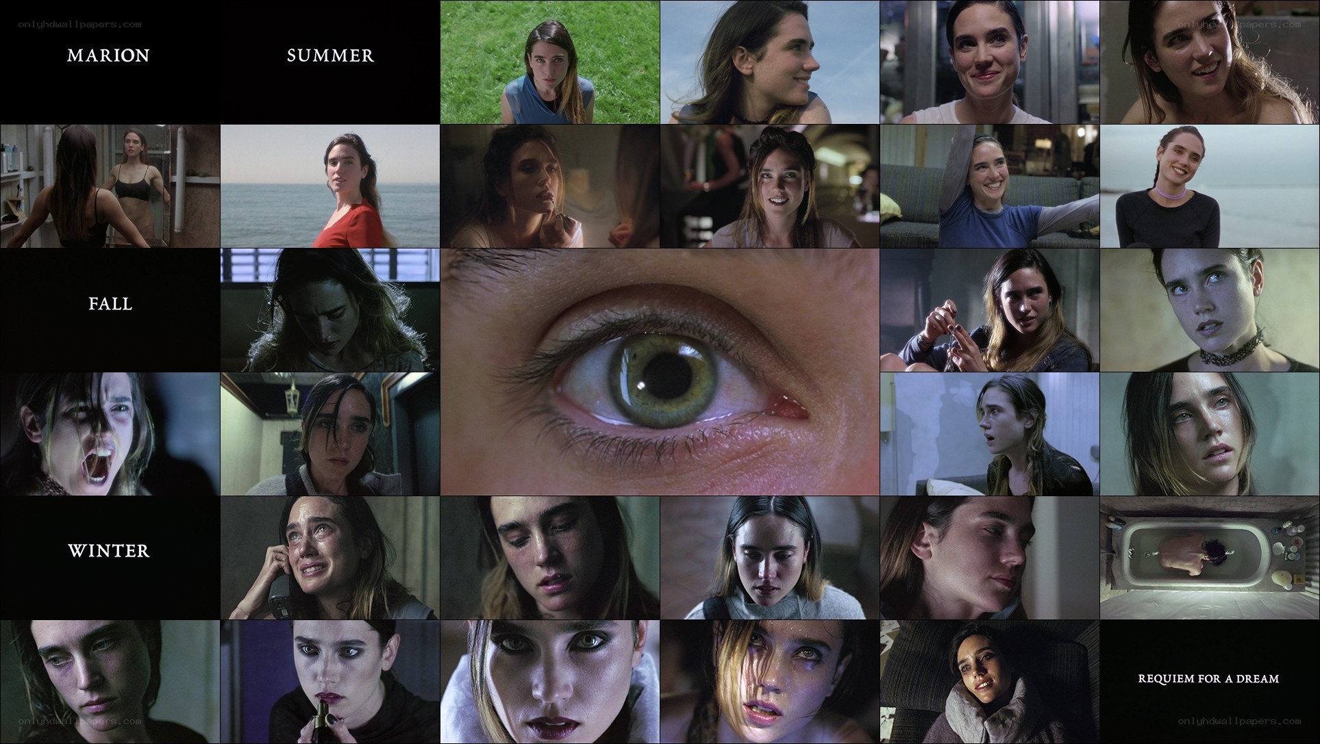 Requiem for a Dream collage