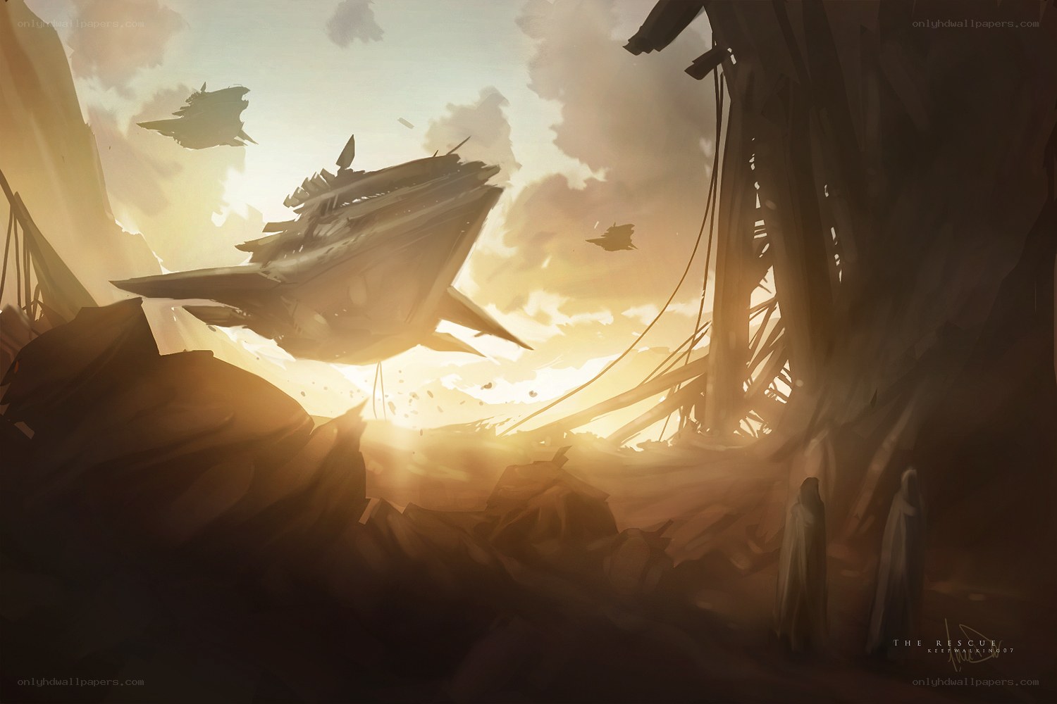 Rescue in a Wrecked Landscape