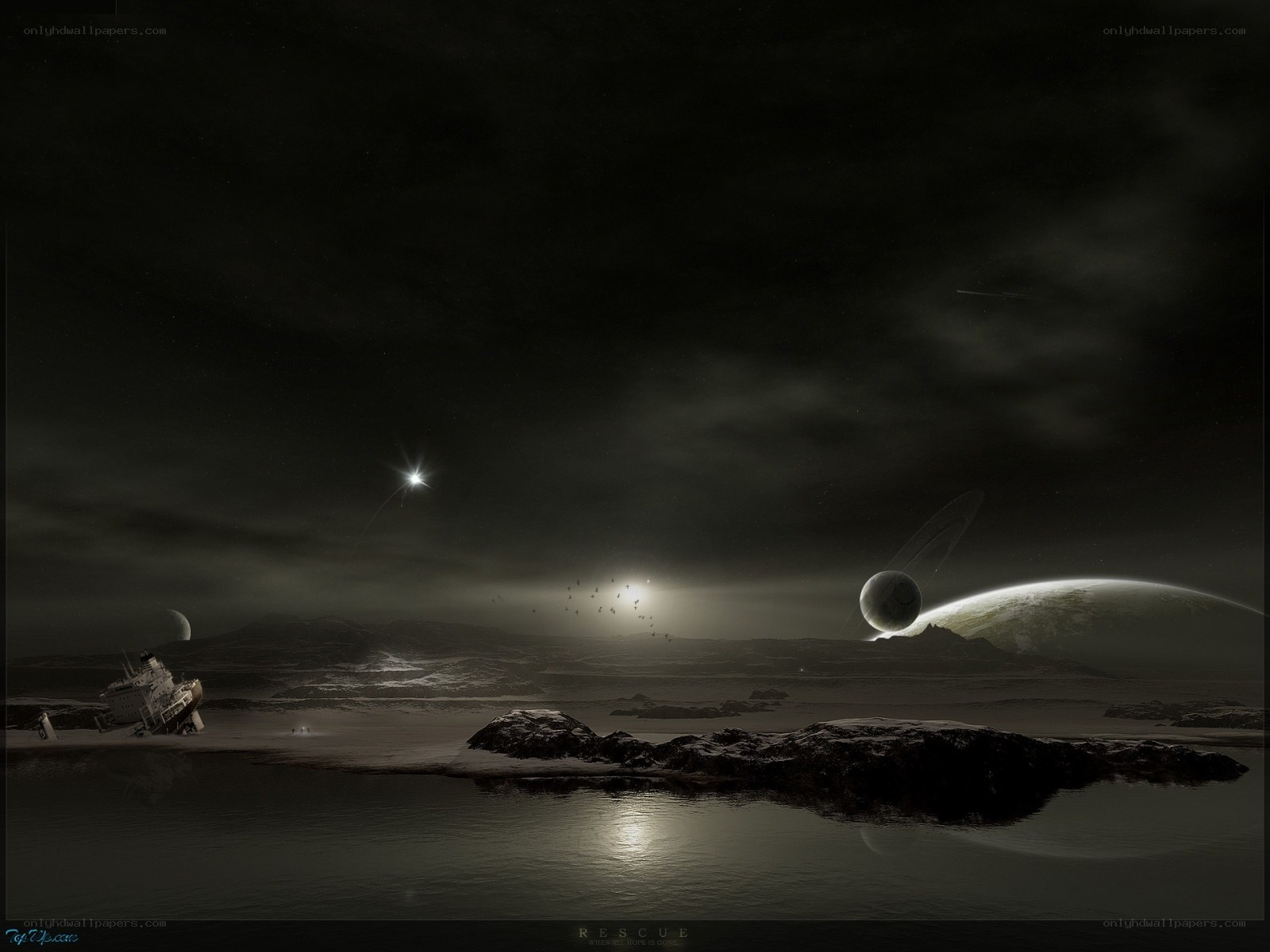 Rescue on a foreign planet