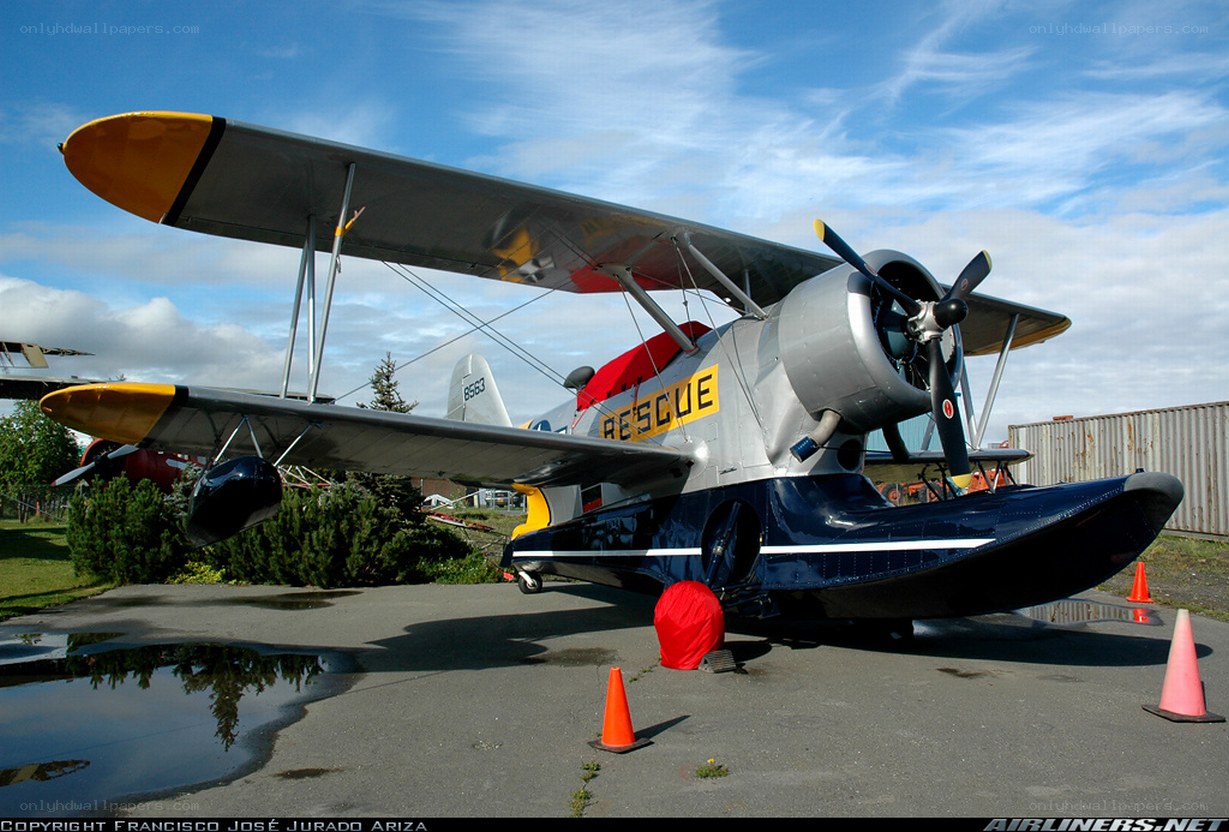 rescue seaplane on display