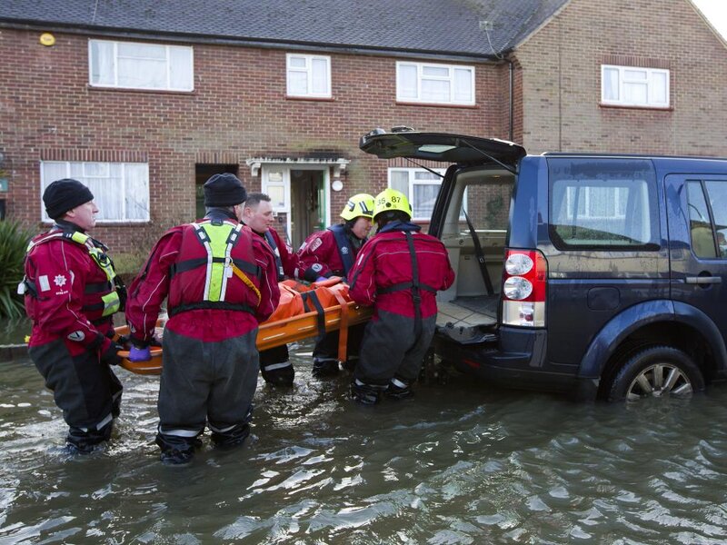 Rescue Team in Flood