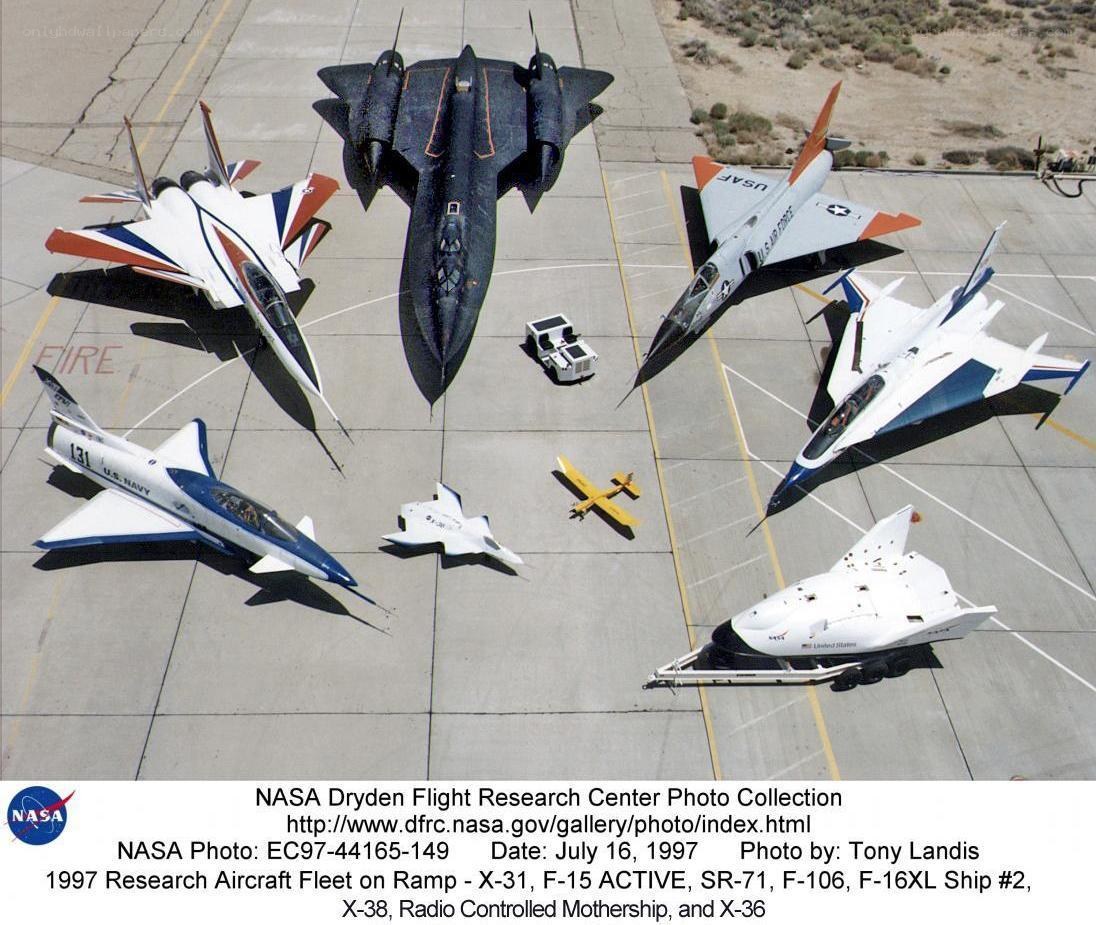 Research Aircraft on Ramp