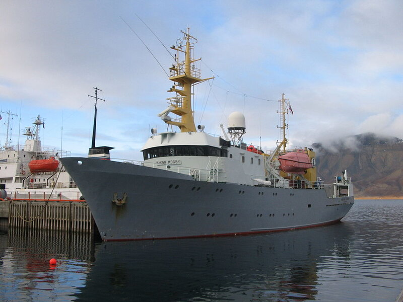 Research Vessel Docked