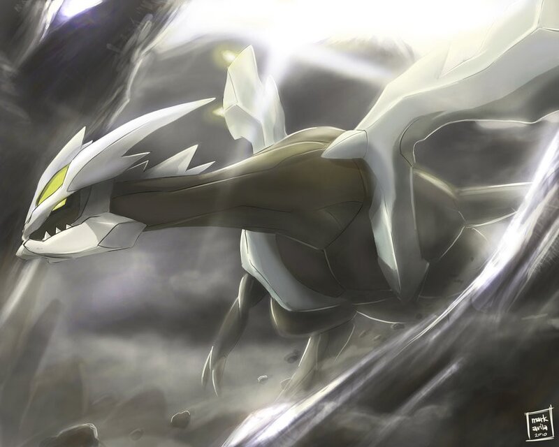 Reshiram in a storm