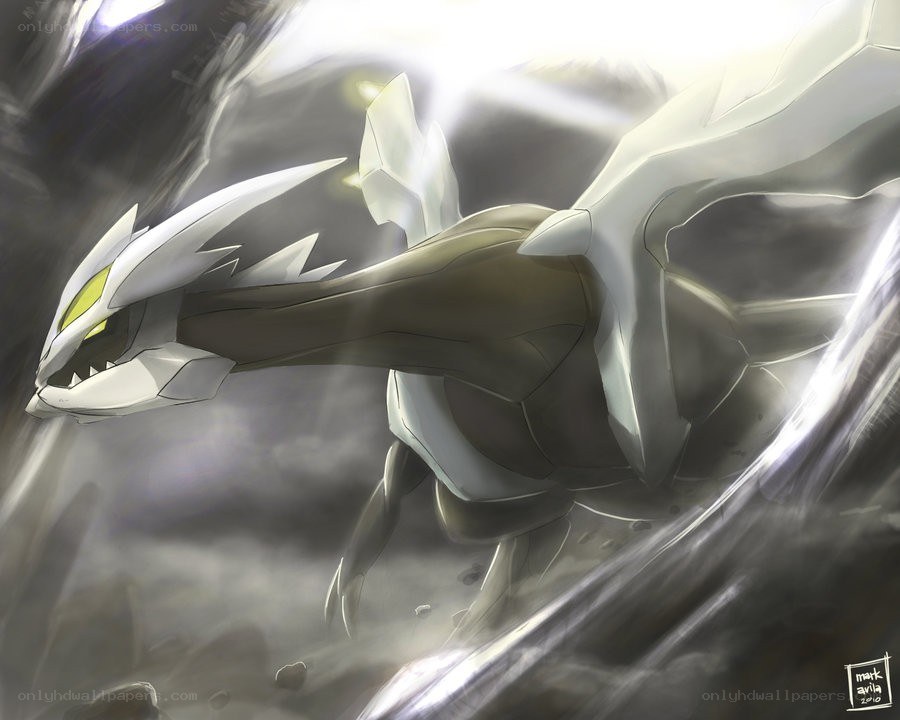Reshiram in a storm