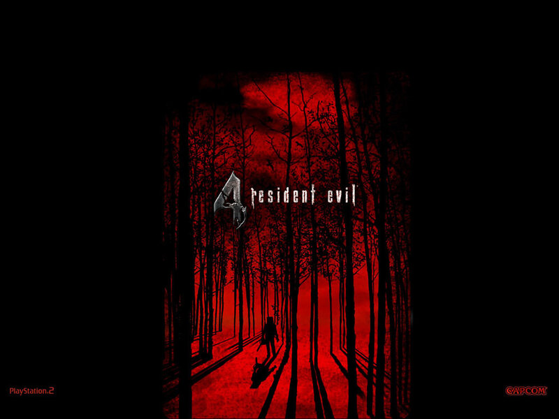 Resident Evil 4 forest scene