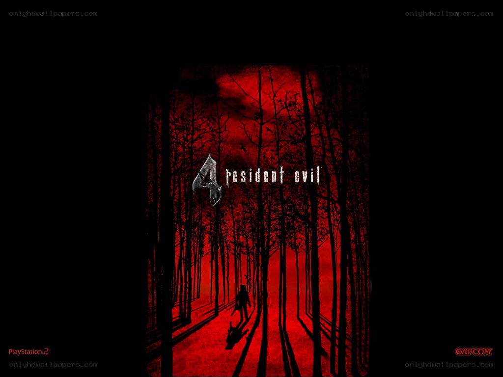 Resident Evil 4 forest scene
