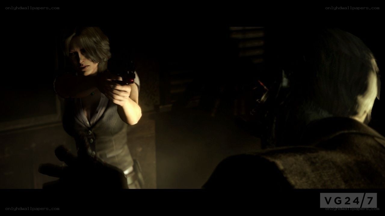 Resident Evil 4 gameplay scene