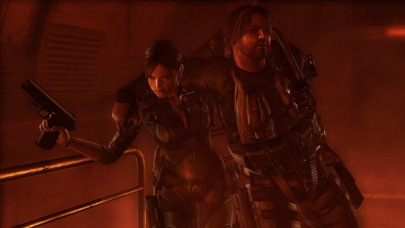 Resident Evil 6 characters in action