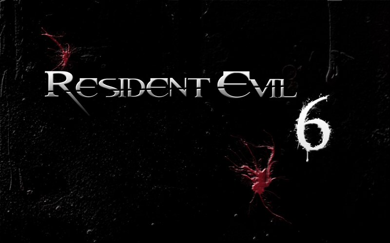Resident Evil 6 Logo — Black