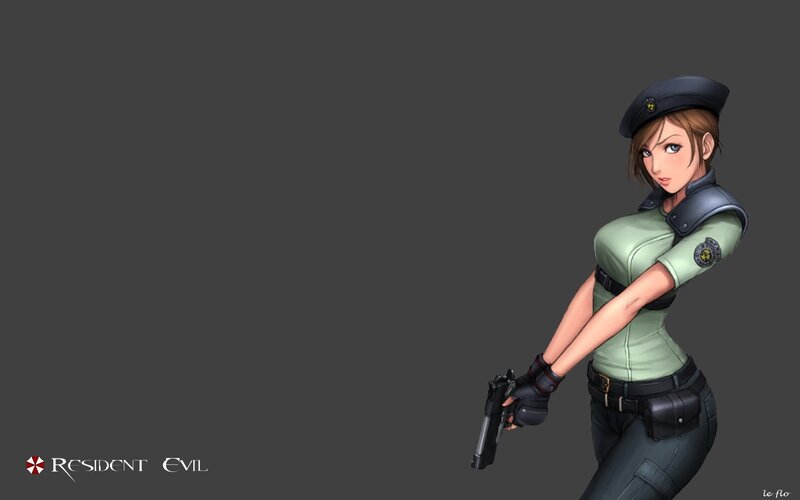 Resident Evil character artwork