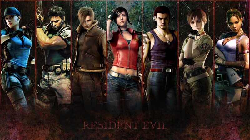 Resident Evil characters lineup